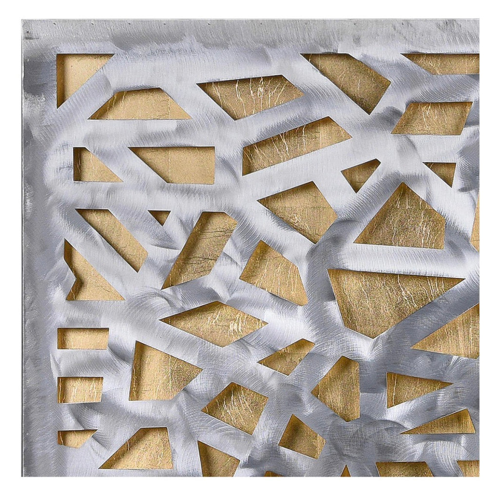 Casa Milano – Gold Enigma Metal Wall Art