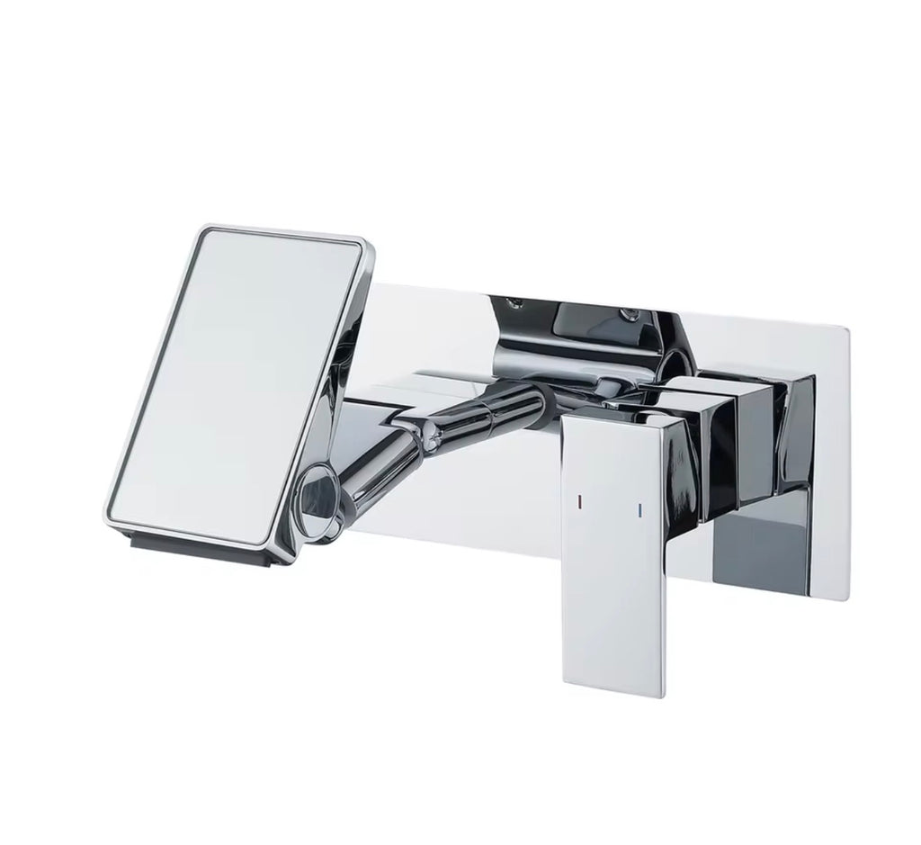 Valeria Digital Waterfall Wall-Mounted Basin Faucet