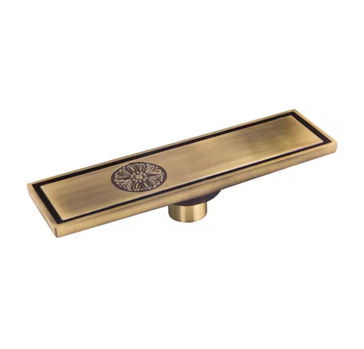 FIRENZE ANTIQUE BRASS LINEAR FLOOR DRAIN
