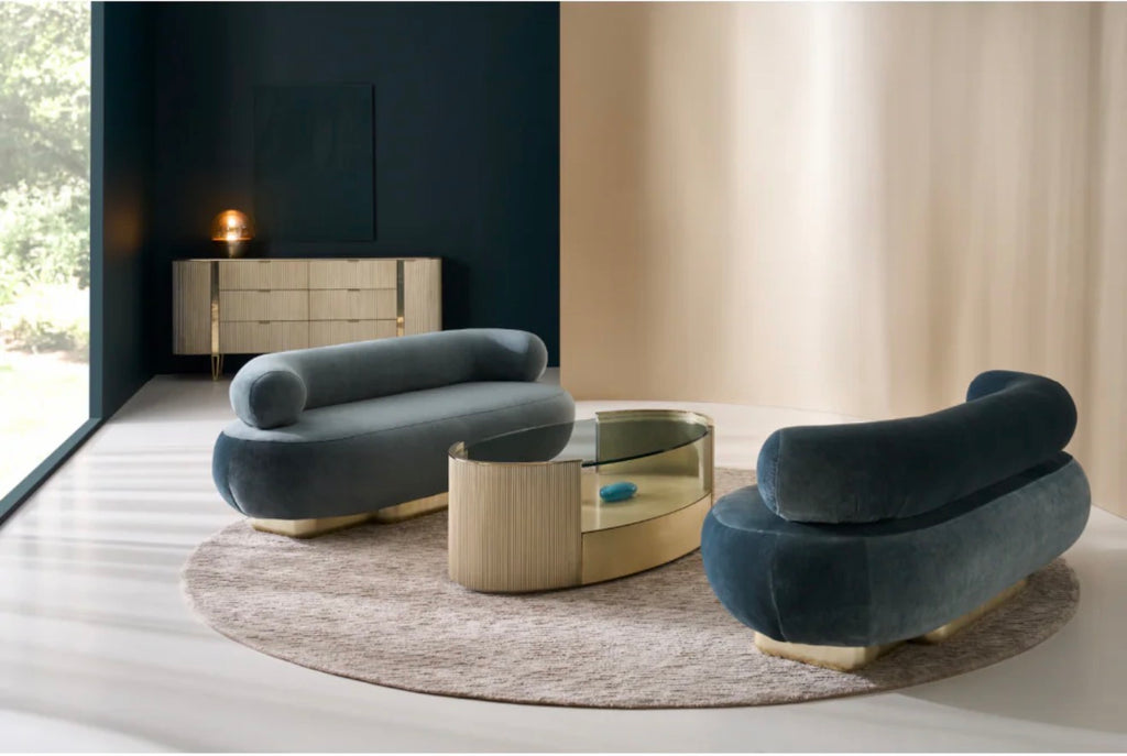 Casa Milano Amore Fluted Luxury 6-Drawer Dresser