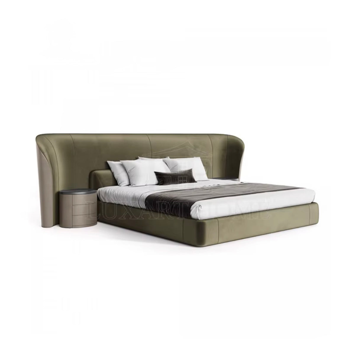 Lorenzo Grand Wingback Bed