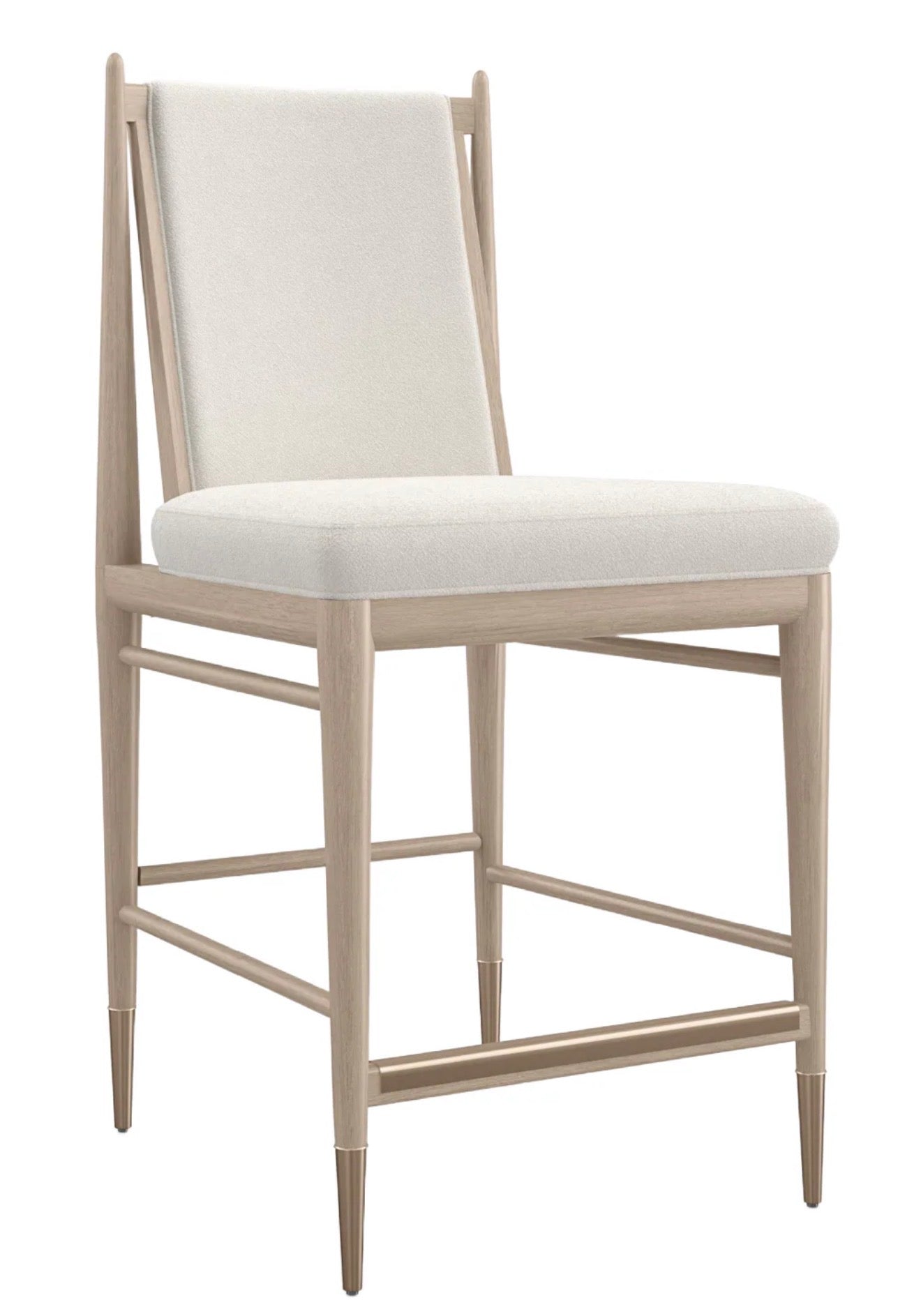 Casa Milano Unity Ivory Bouclé Counter Stool