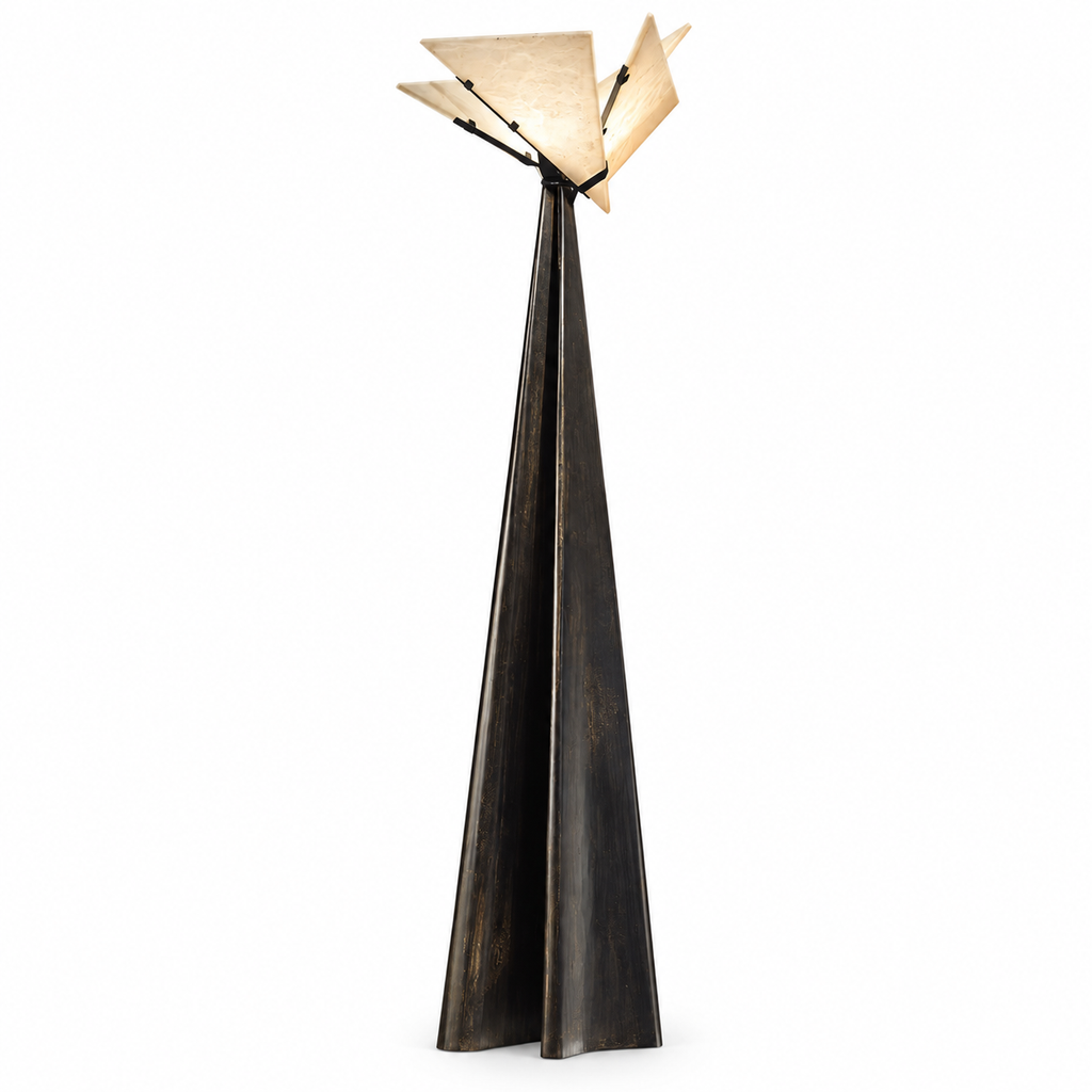 Corinthian Sculpture Floor Lamp