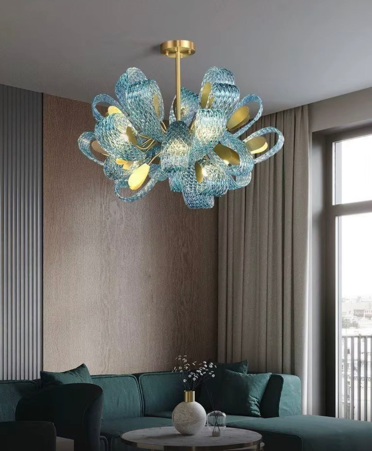 Louisette Art Glass Chandelier