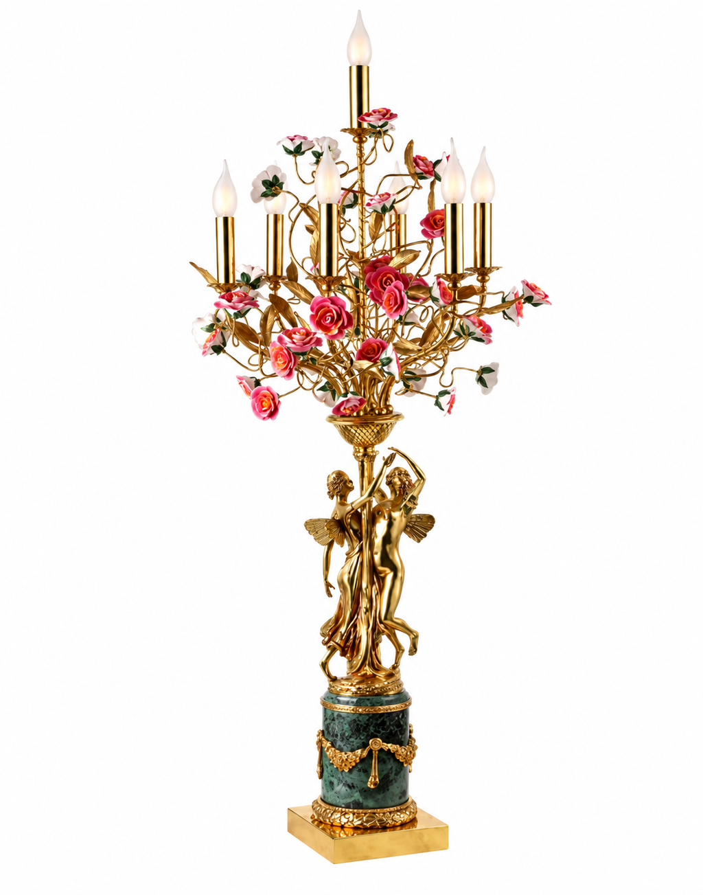Seraphine Gilded Fairy Candelabra Floor Lamp