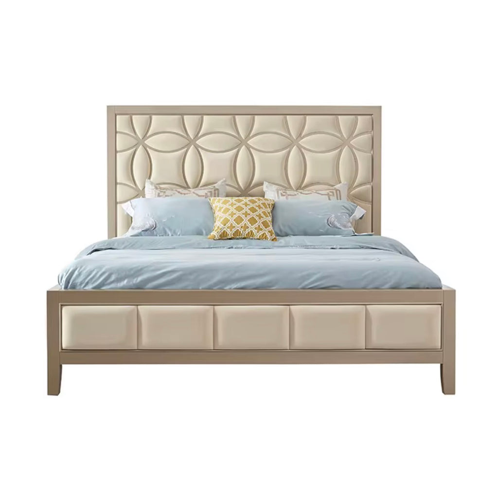 Casa Milano – Alessia Champagne Panel Bed