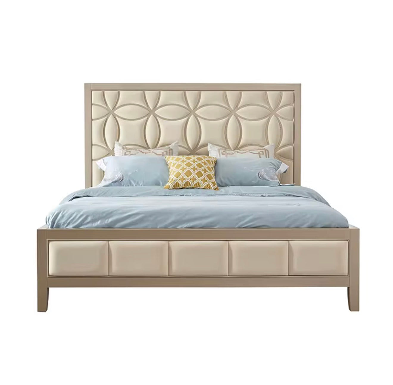 Casa Milano – Alessia Champagne Panel Bed