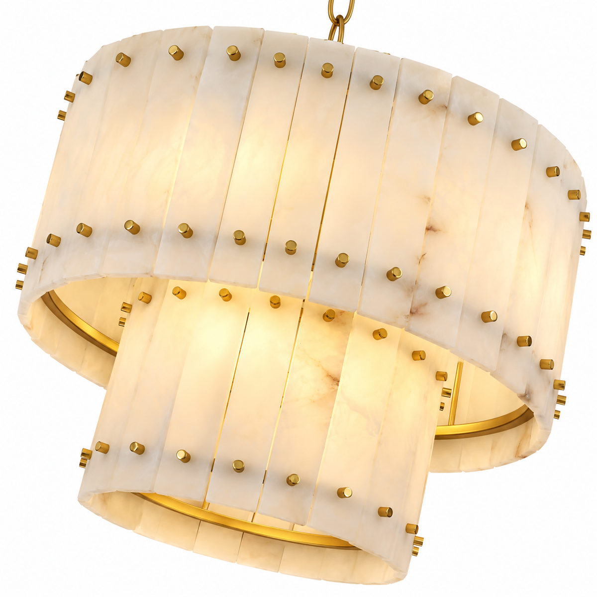 San Marco Alabaster Tiered Chandelier