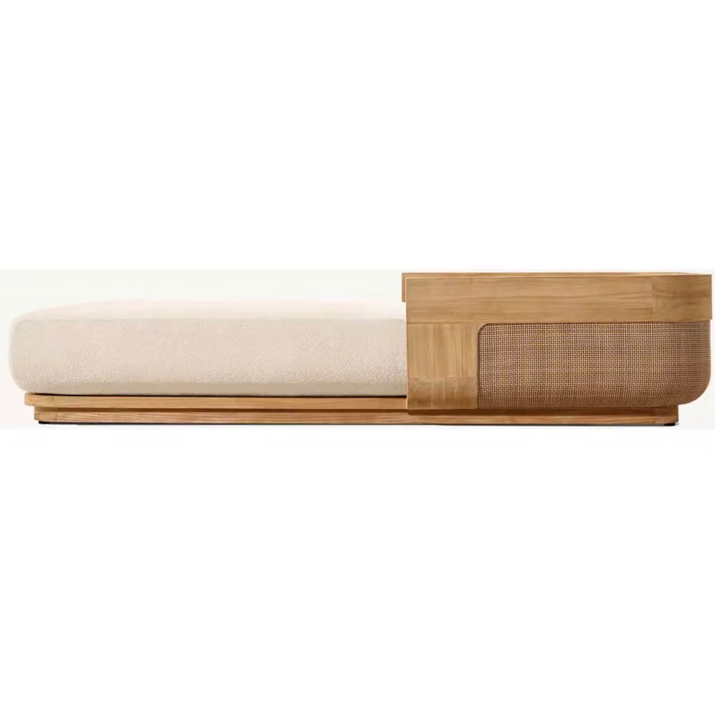 Casa Milano Marbella Adjustable Teak Chaise Lounge