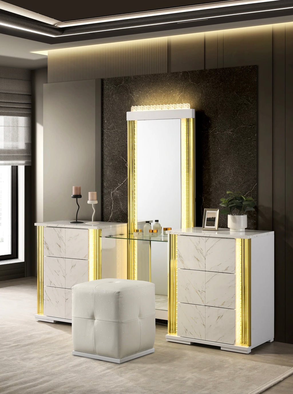 Casa Milano Mika Luxury Vanity Set