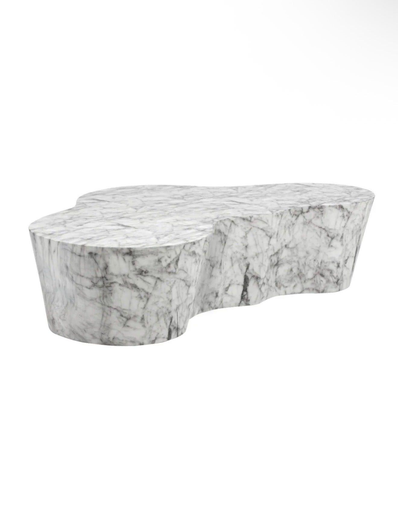 Casa Milano Ava Sculptural Marble-Look Indoor & Outdoor Coffee Table