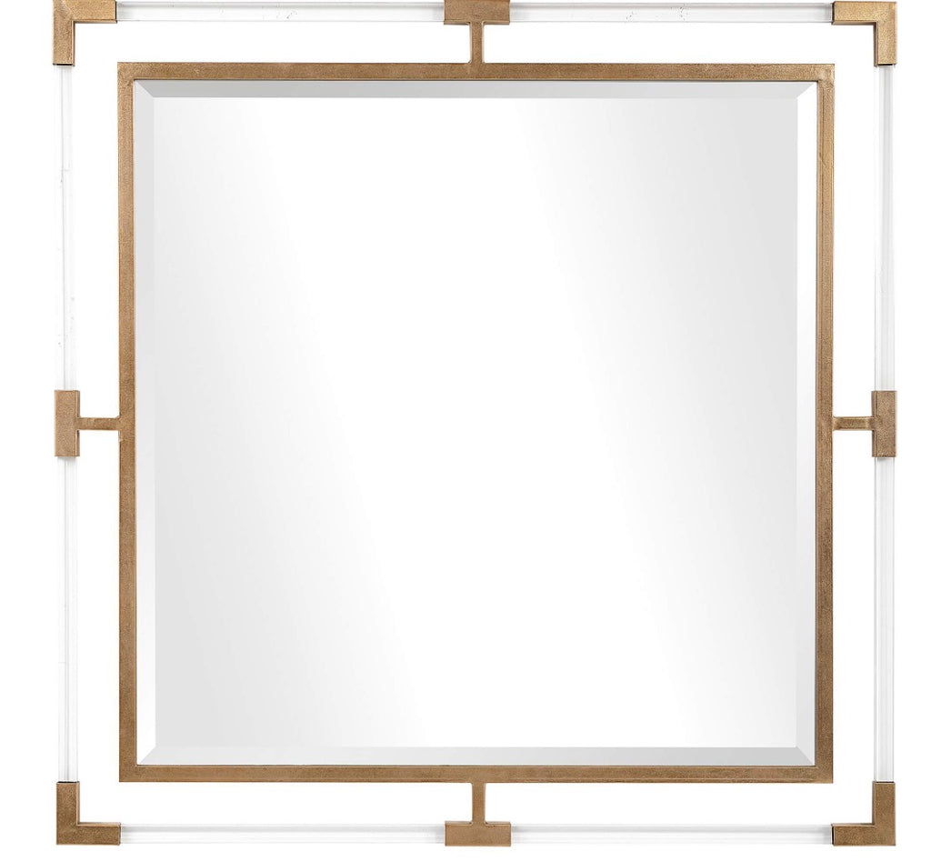 Casa Milano – Balkan 40” Square Gold Leaf Wall Mirror