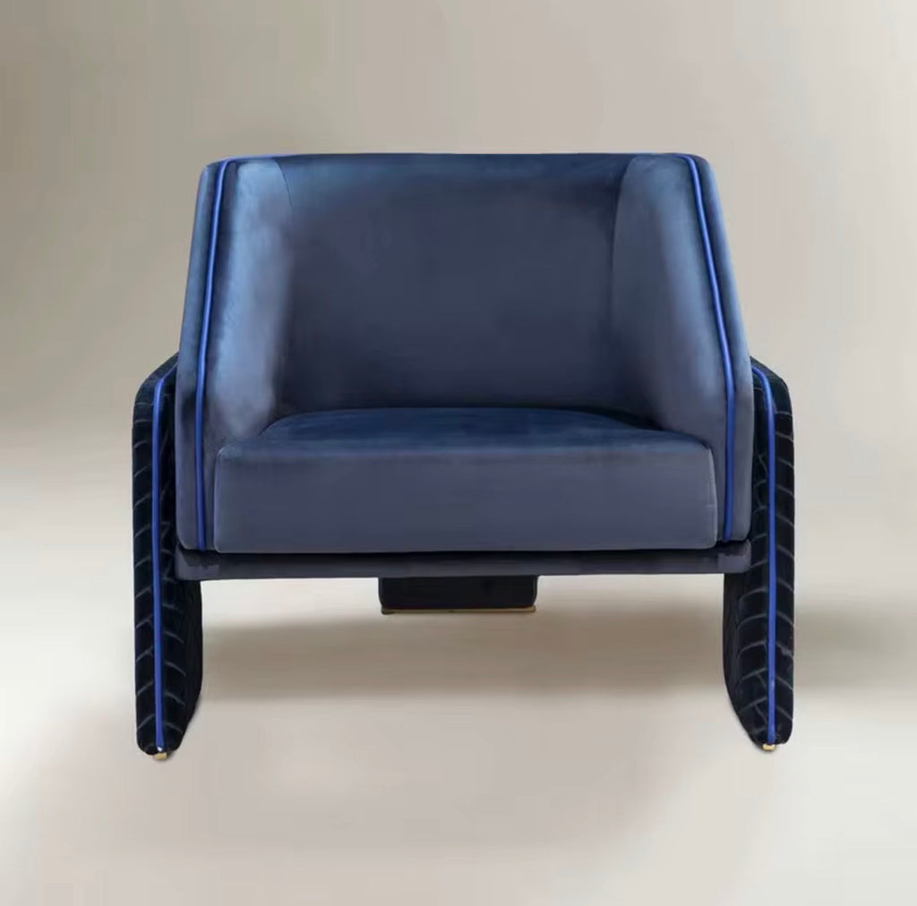 Casa Milano – Milano Quilted Velvet Accent Chair