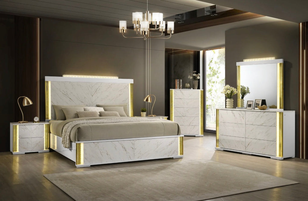Casa Milano™ Mika Ultra-Modern Luminous Bedroom Set