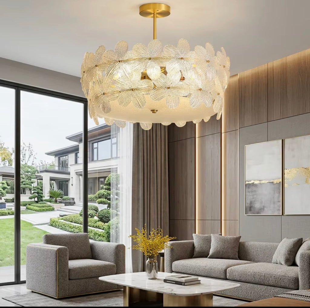 Floral LED Nordic Ceiling Chandelier