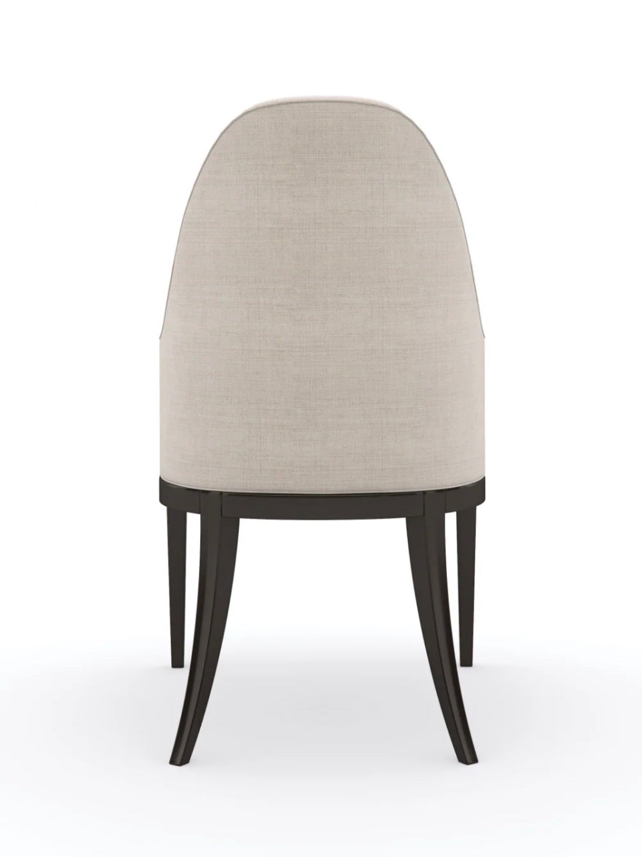Casa Milano – Beige Curved Accent Armchair