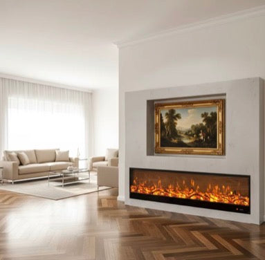 Lorenzo 47” Multicolor Electric Fireplace Insert