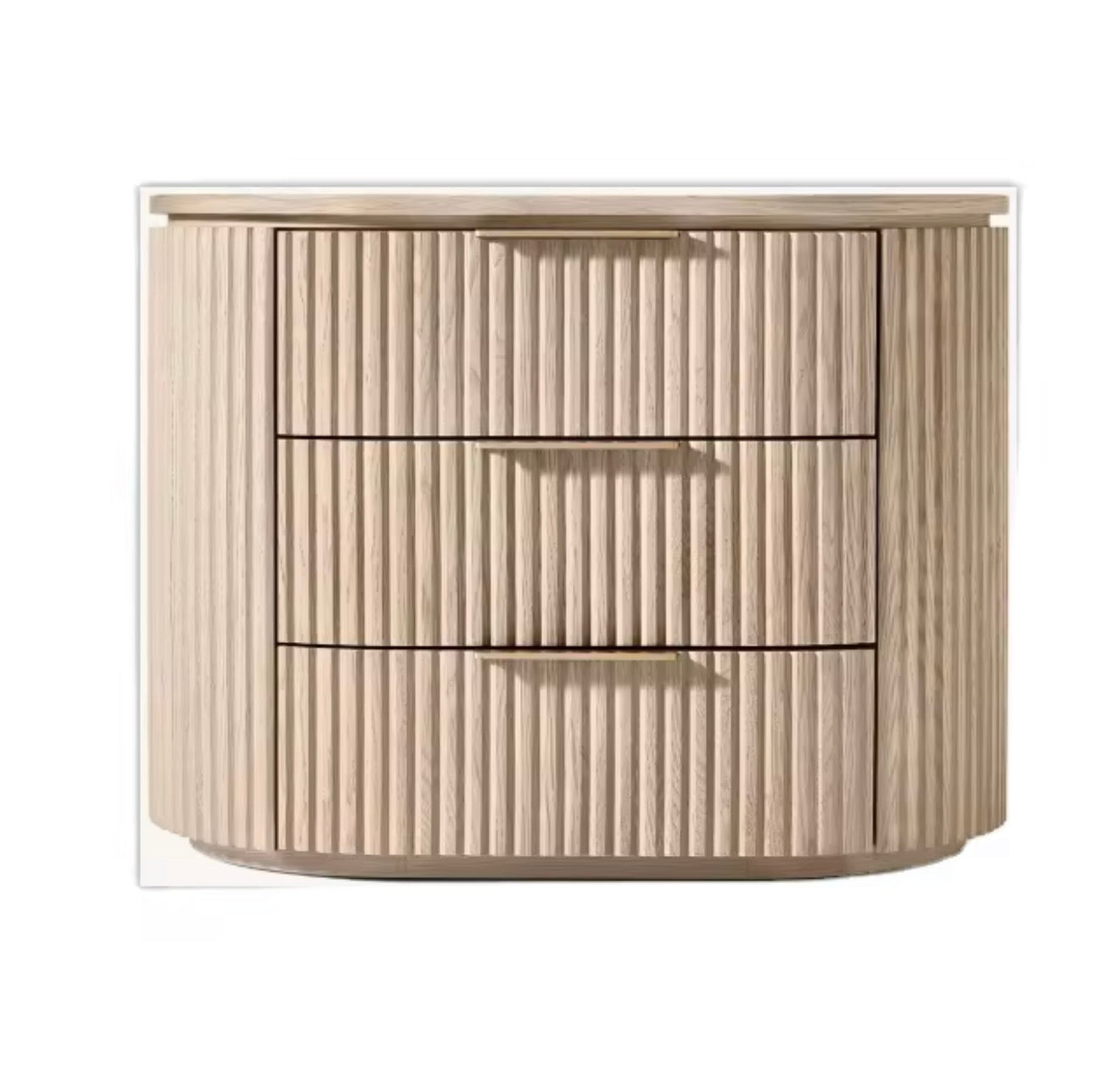 Casa Milano —   Siena Fluted Oak Set of 2