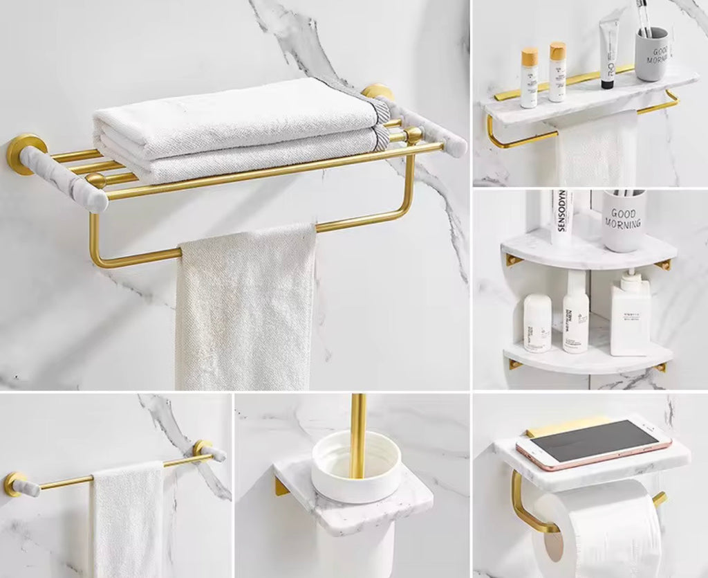 Lora 6-Piece Bathroom Hardware Set