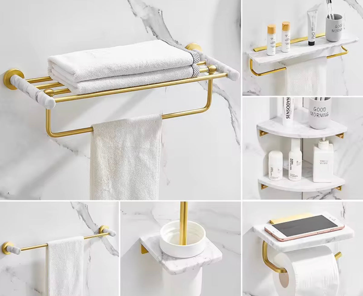 Lora 6-Piece Bathroom Hardware Set