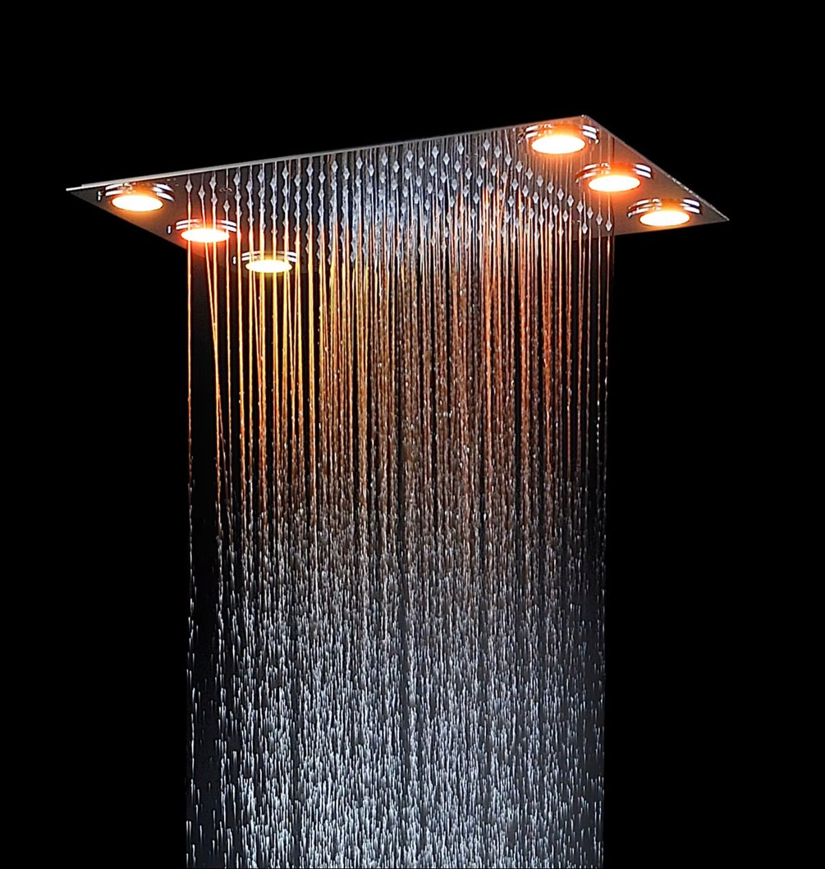 Solenne LED Thermostatic Rain Shower System