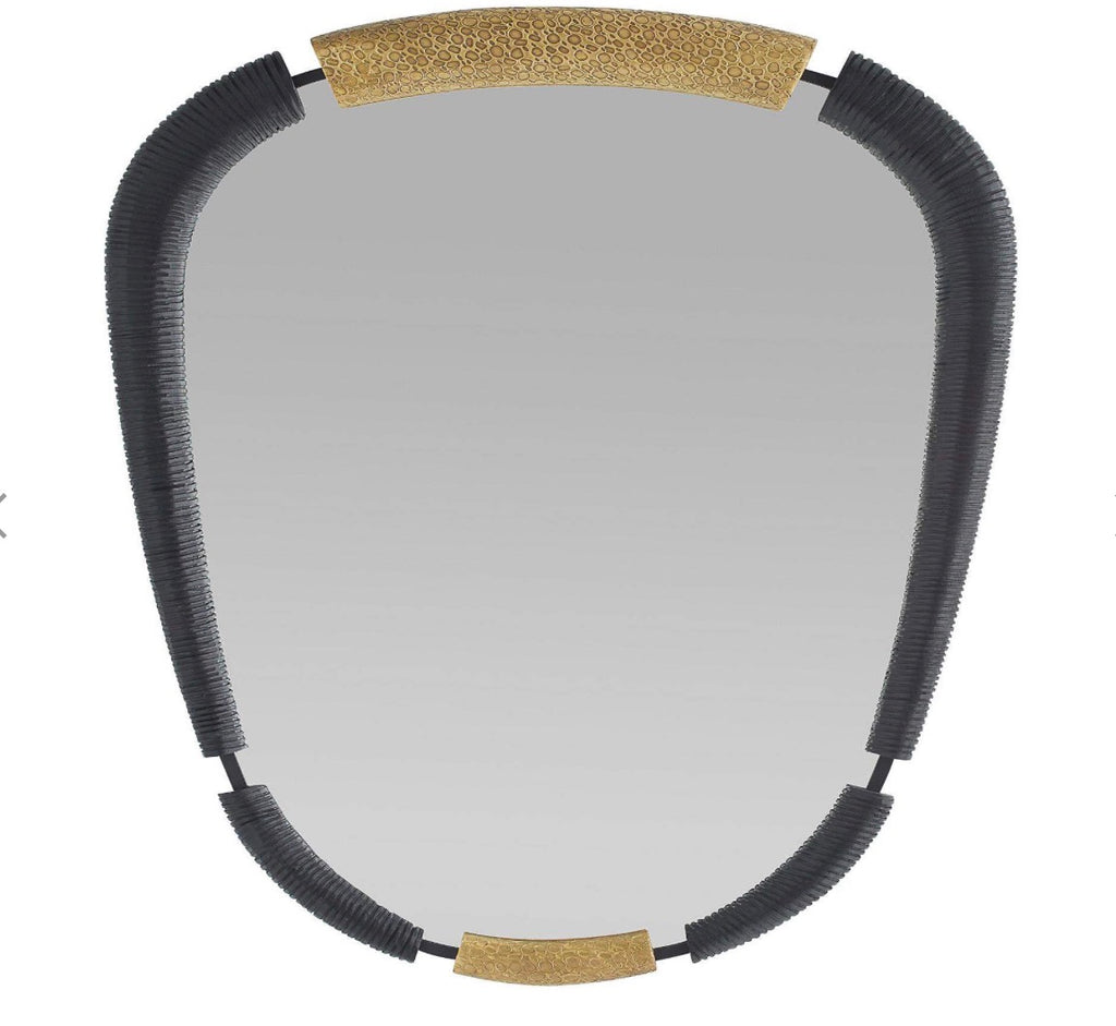 Casa Milano – Hitchcock Ebony Sculptural Mirror