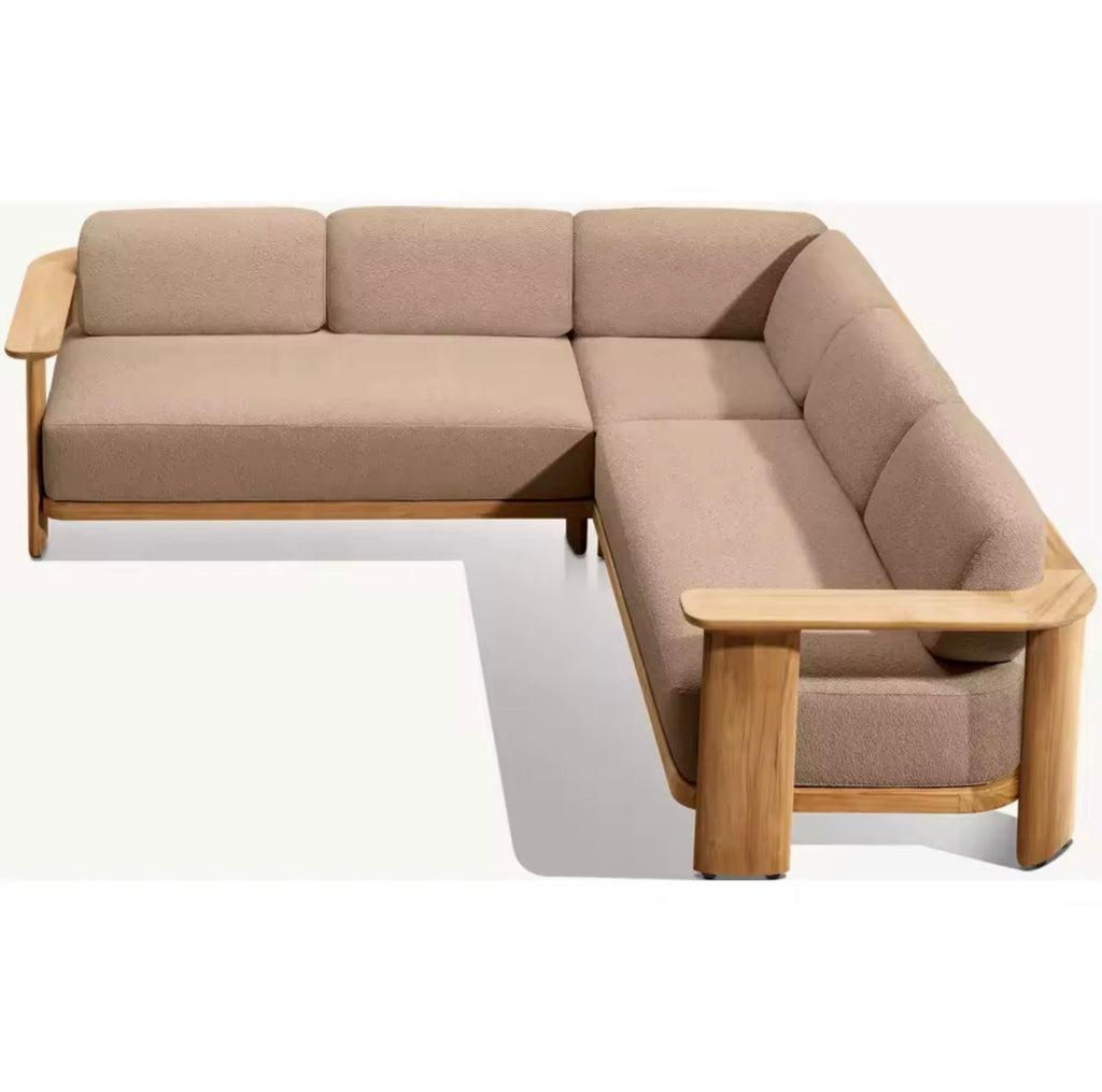 Casa Milano Amalfi Teak L-Shaped Sectional