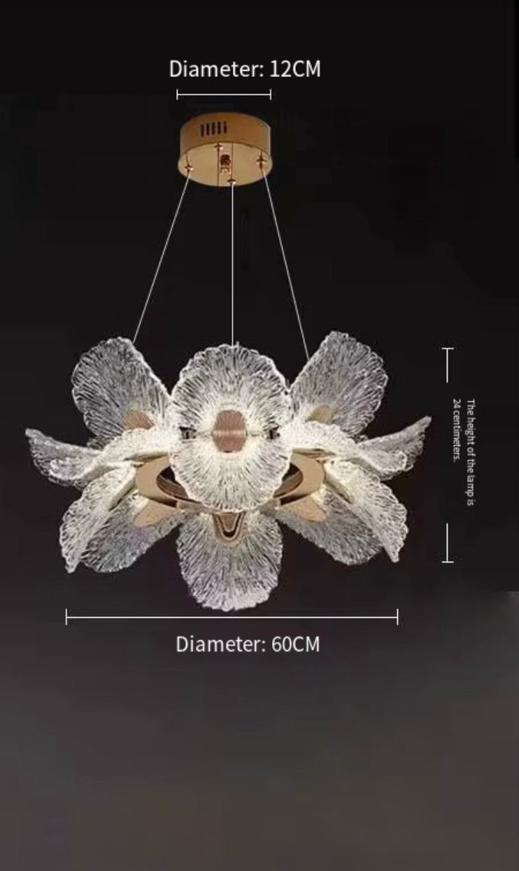 Orchidea Sculptural Floral Chandelier