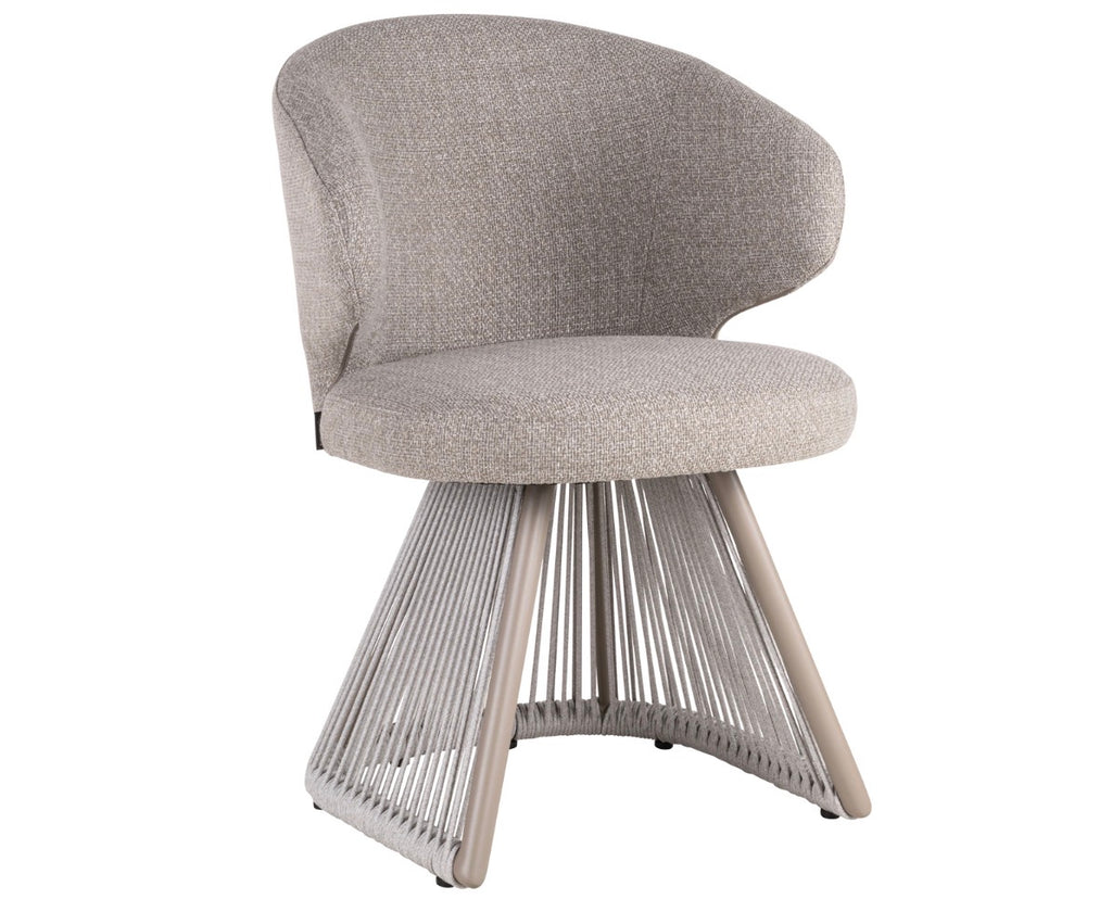 Nuba Luxury Woven Rope Outdoor Dining Chair