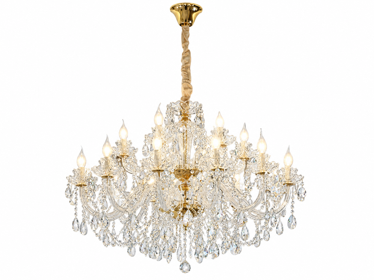 French Empire K9 Crystal Chandelier
