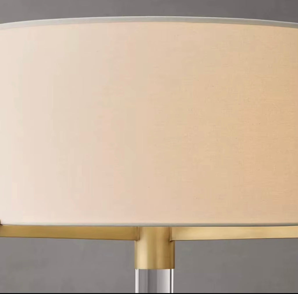 Marielle Glass Column Table Lamp
