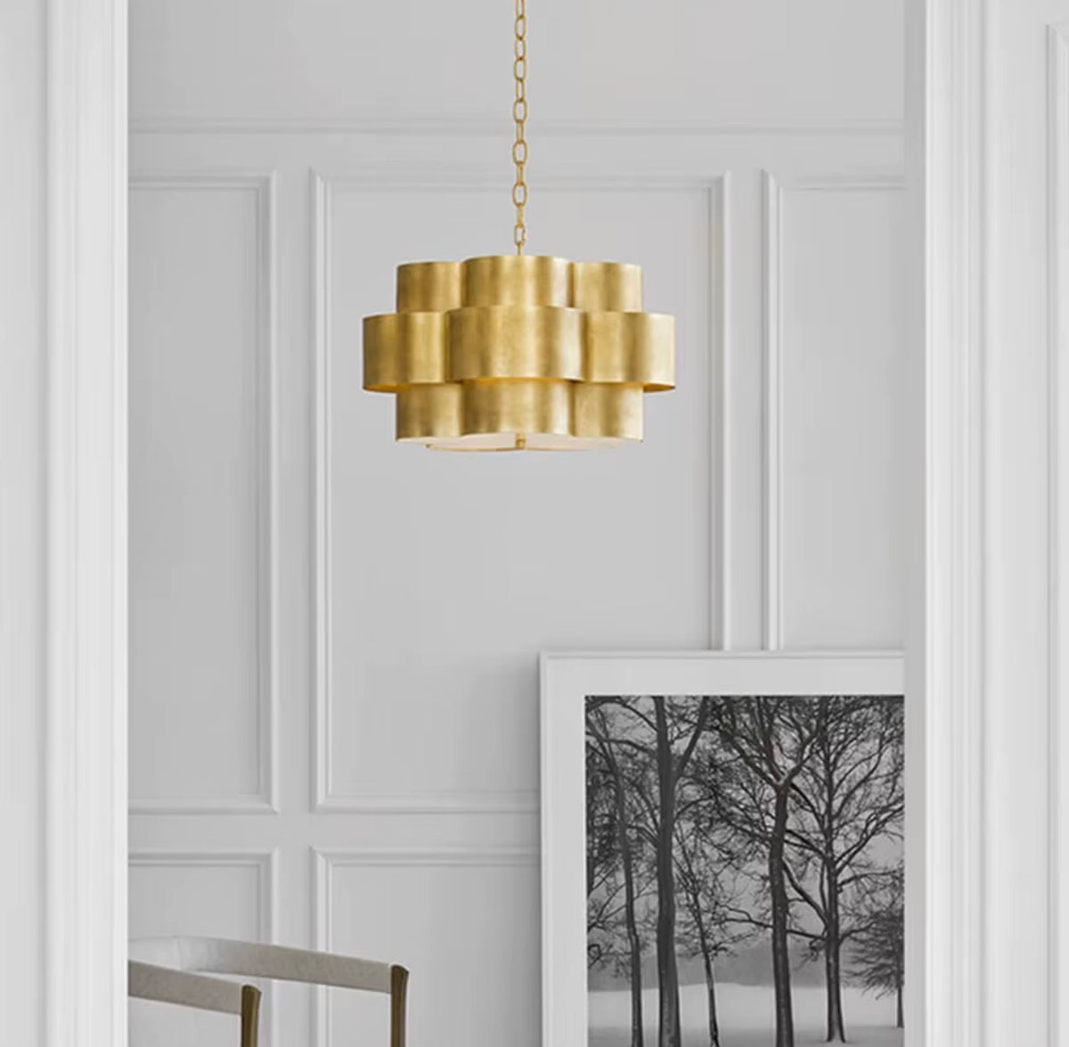 Arabelle Hanging Shade Metal Pendant Lamp