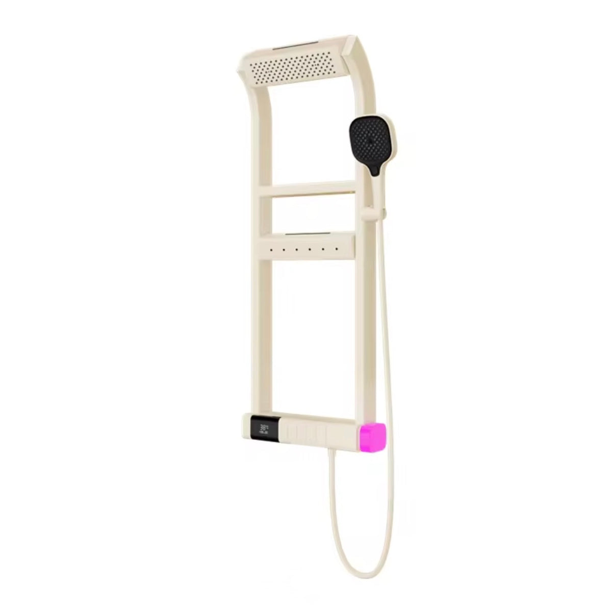 Bellara Thermostatic Waterfall Shower System with Digital Display