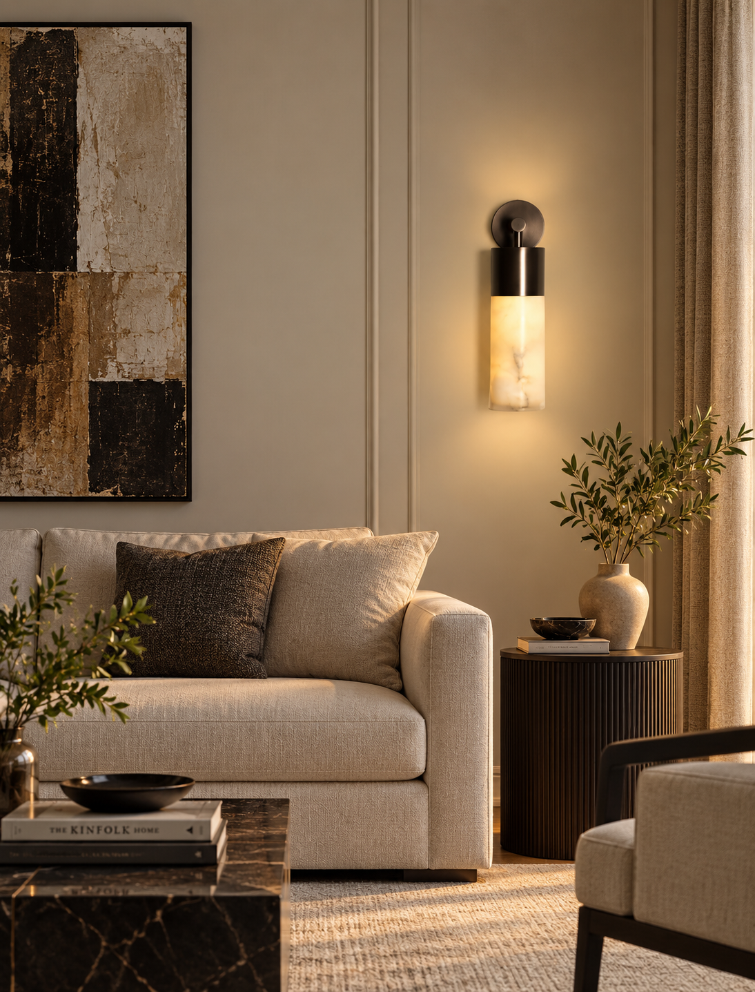 Marcel Alabaster Wall Sconce