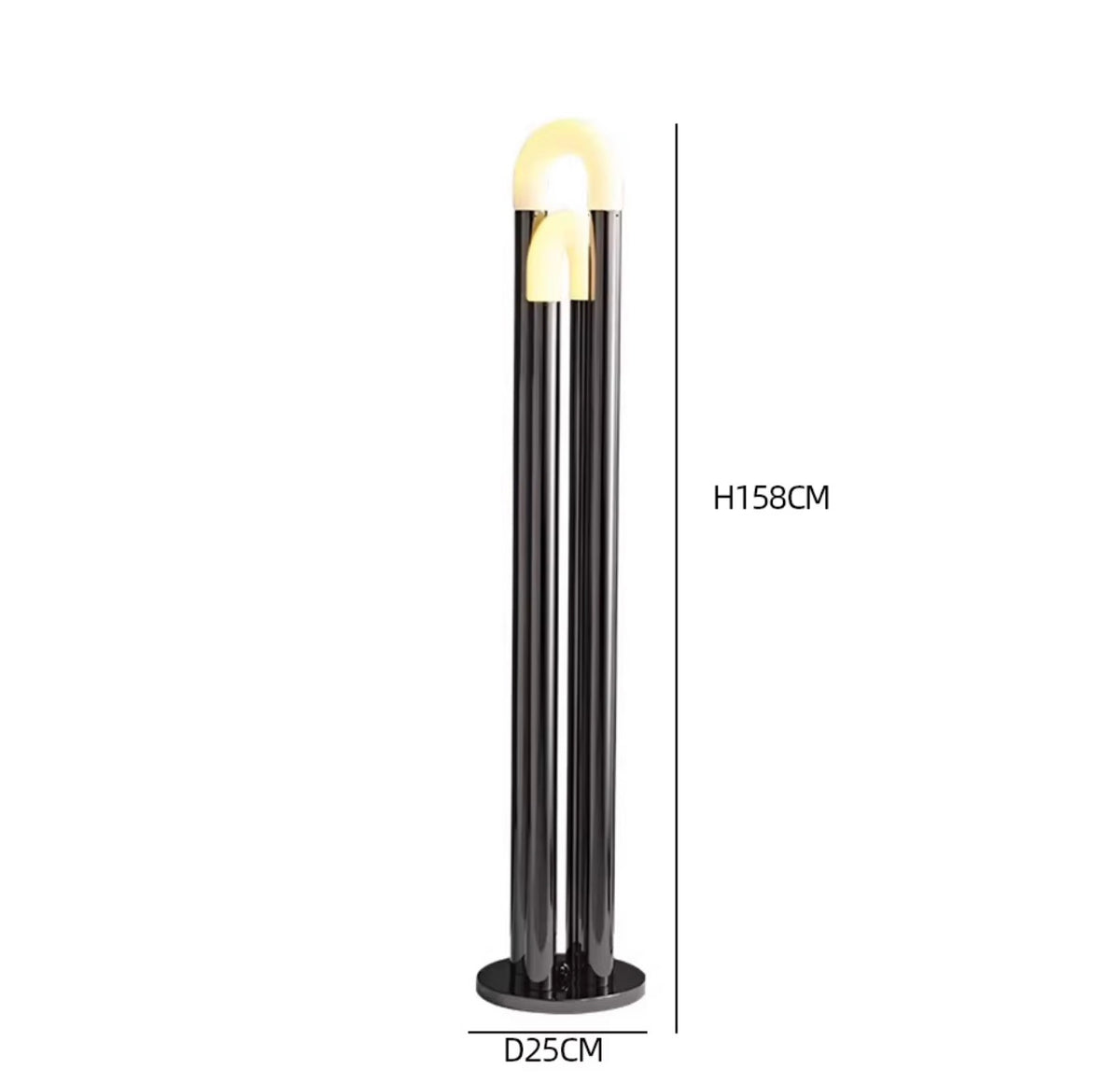 Renato Sculptural LED Floor Lamp