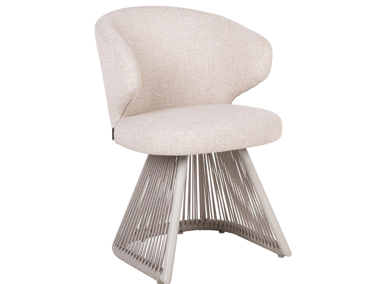 Nuba Luxury Woven Rope Outdoor Dining Chair