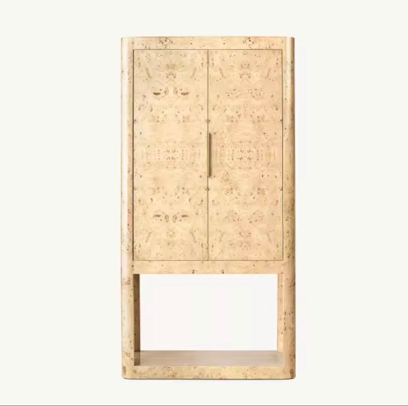 Casa Milano Kensington Burl Wine Cabinet