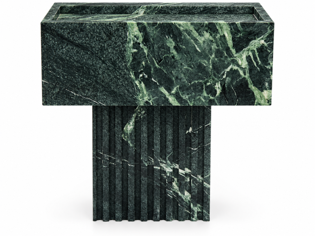 Bellagio Verde Alpi Marble Vessel Sink