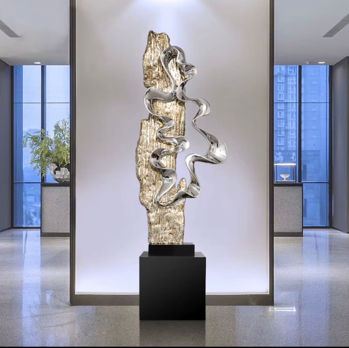 Samara Abstract Floor Sculpture
