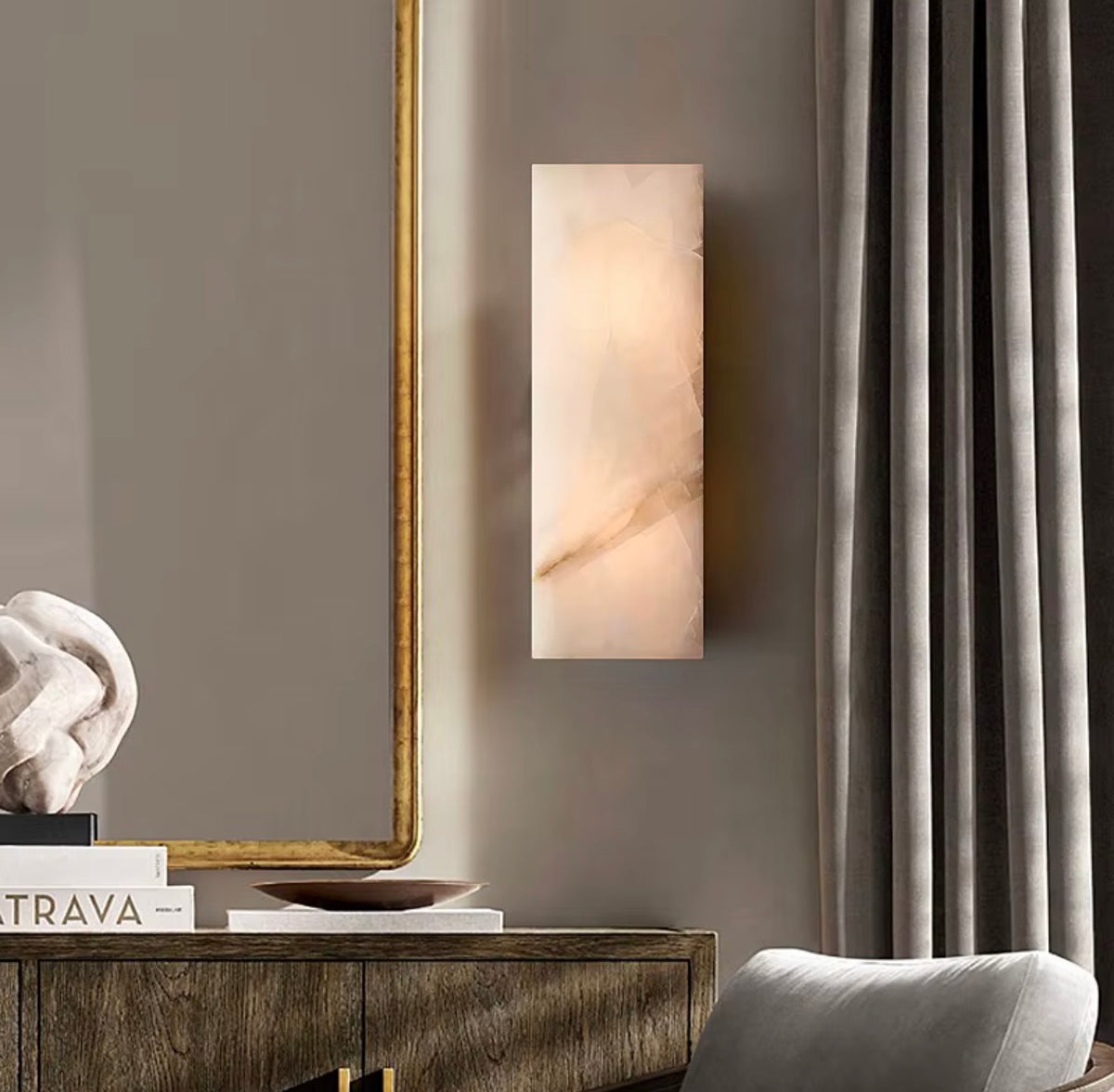 Savoy Alabaster Wall Sconce