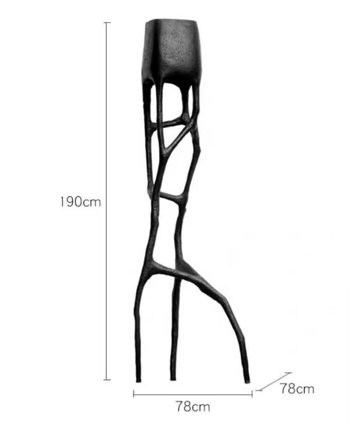Obsidian Sculptural Floor Lamp