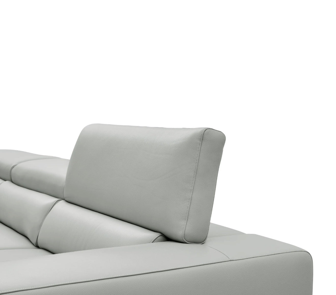 Casa Milano Nellio U-Shaped Italian Leather Match Sectional Sofa