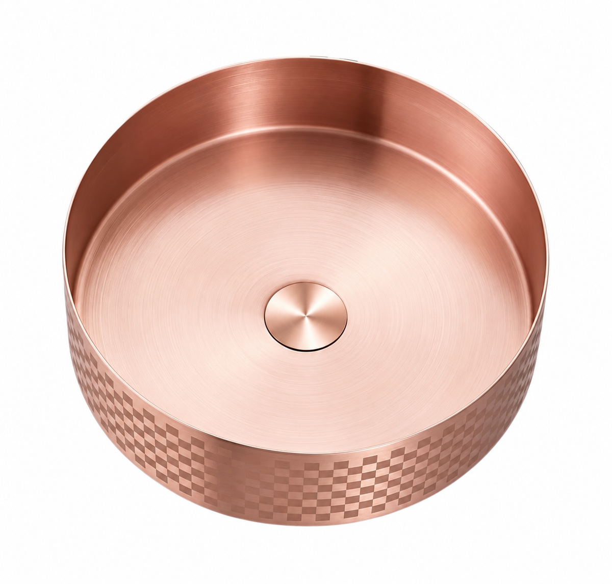 Marcello Etched Stainless Steel Vessel Sink