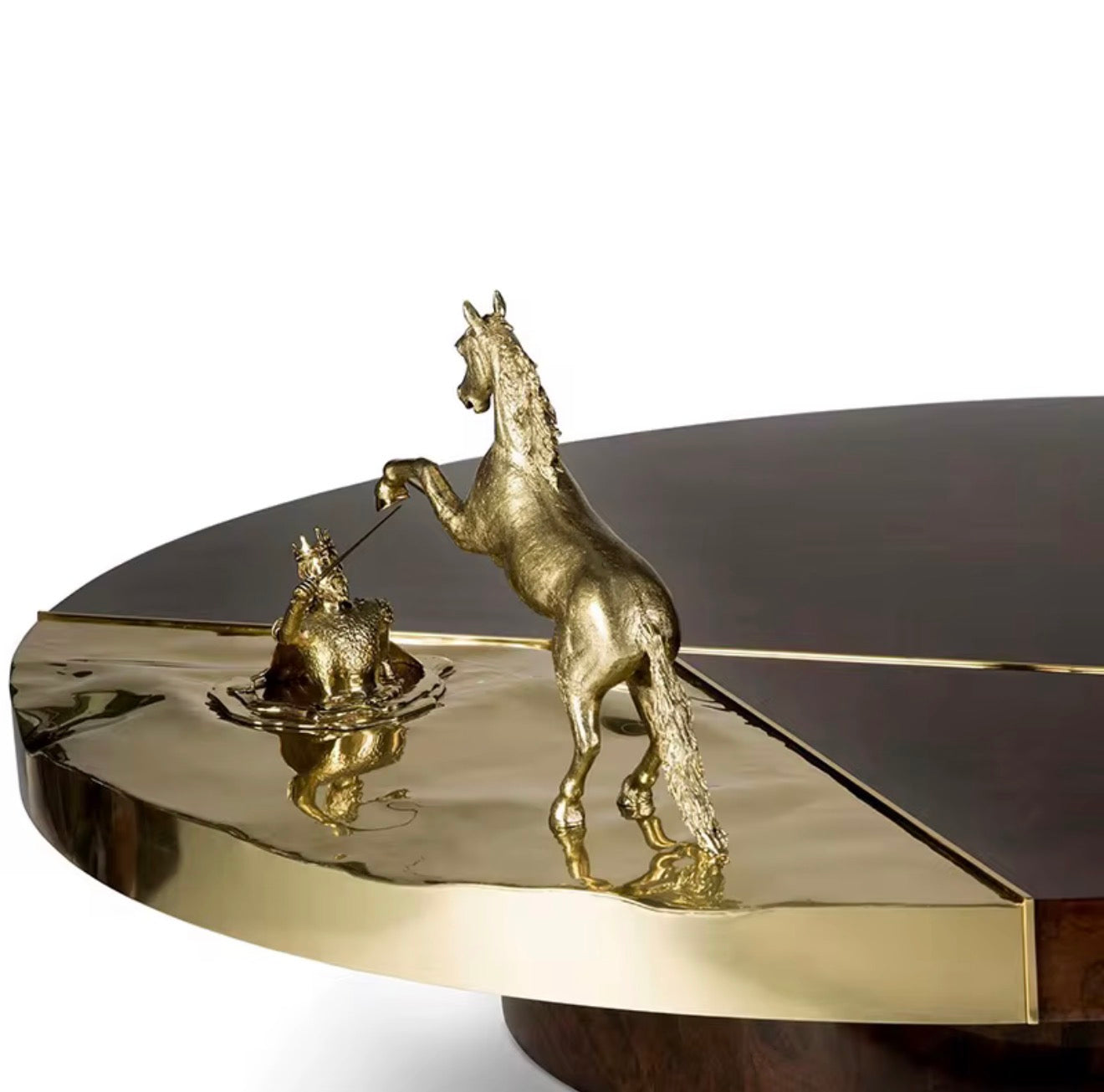 Casa Milano – Imperiale Brass Accent Coffee Table