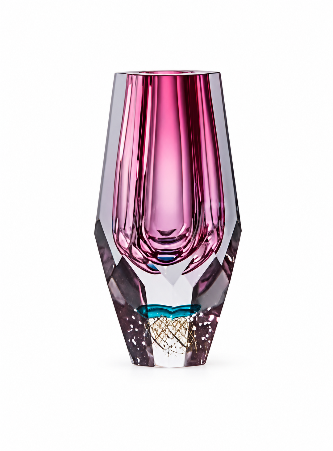 Violetta Faceted K9 Crystal Vase
