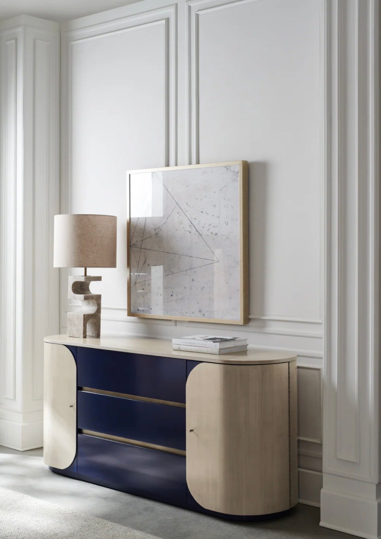 Casa Milano Da Vita Oval Modern Dresser – Luxury Italian Design