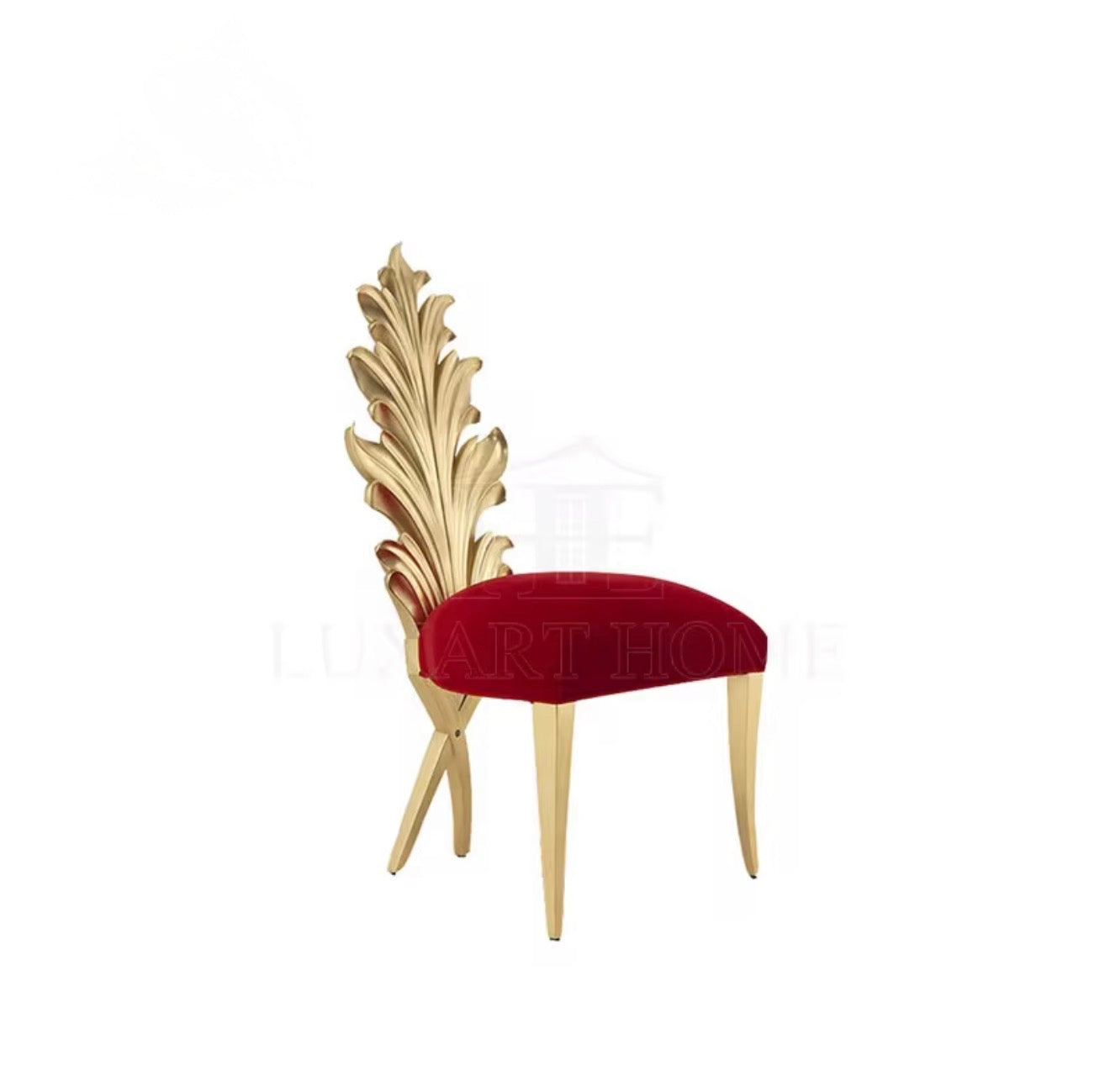 Casa Milano – Aurelia Gold Leaf Dining Chair