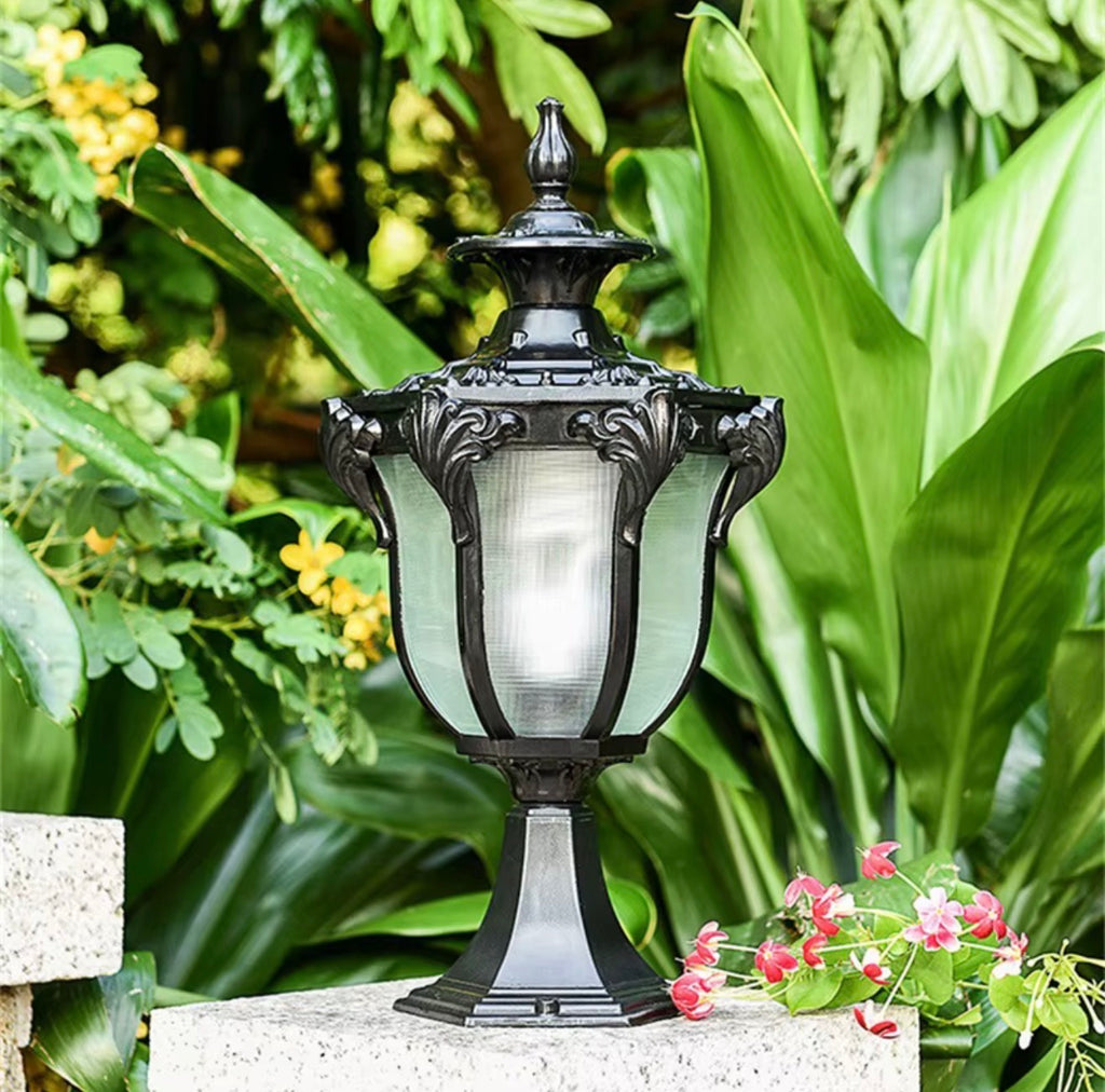 Valencia Solar Outdoor Post Lamp