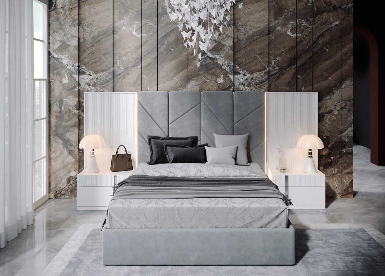 Casa Milano – Helen Luxury Bed with LED Light