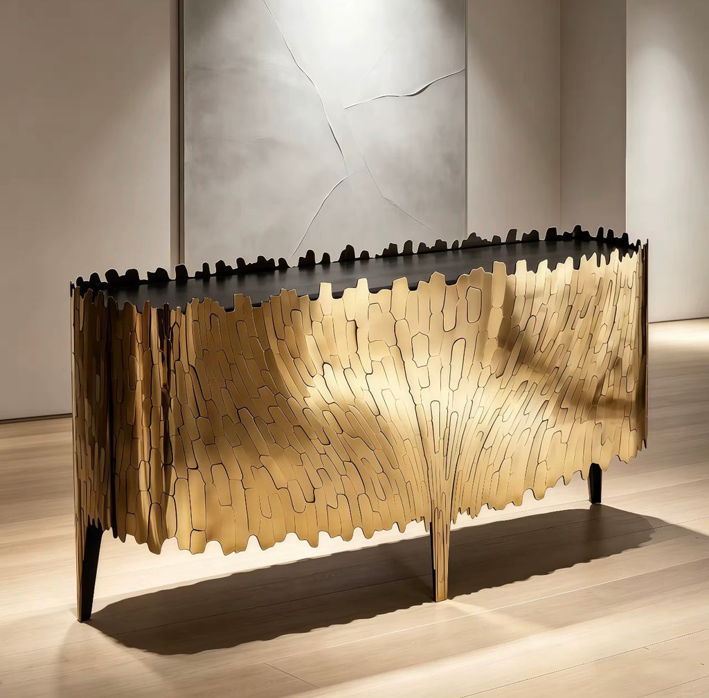 Casa Milano Aurea Fracture Artisan Sideboard - Atelier Edition